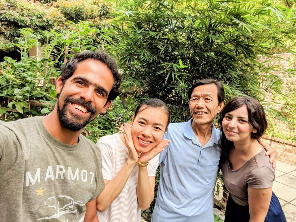 Great memories from our host family in Vietnam
